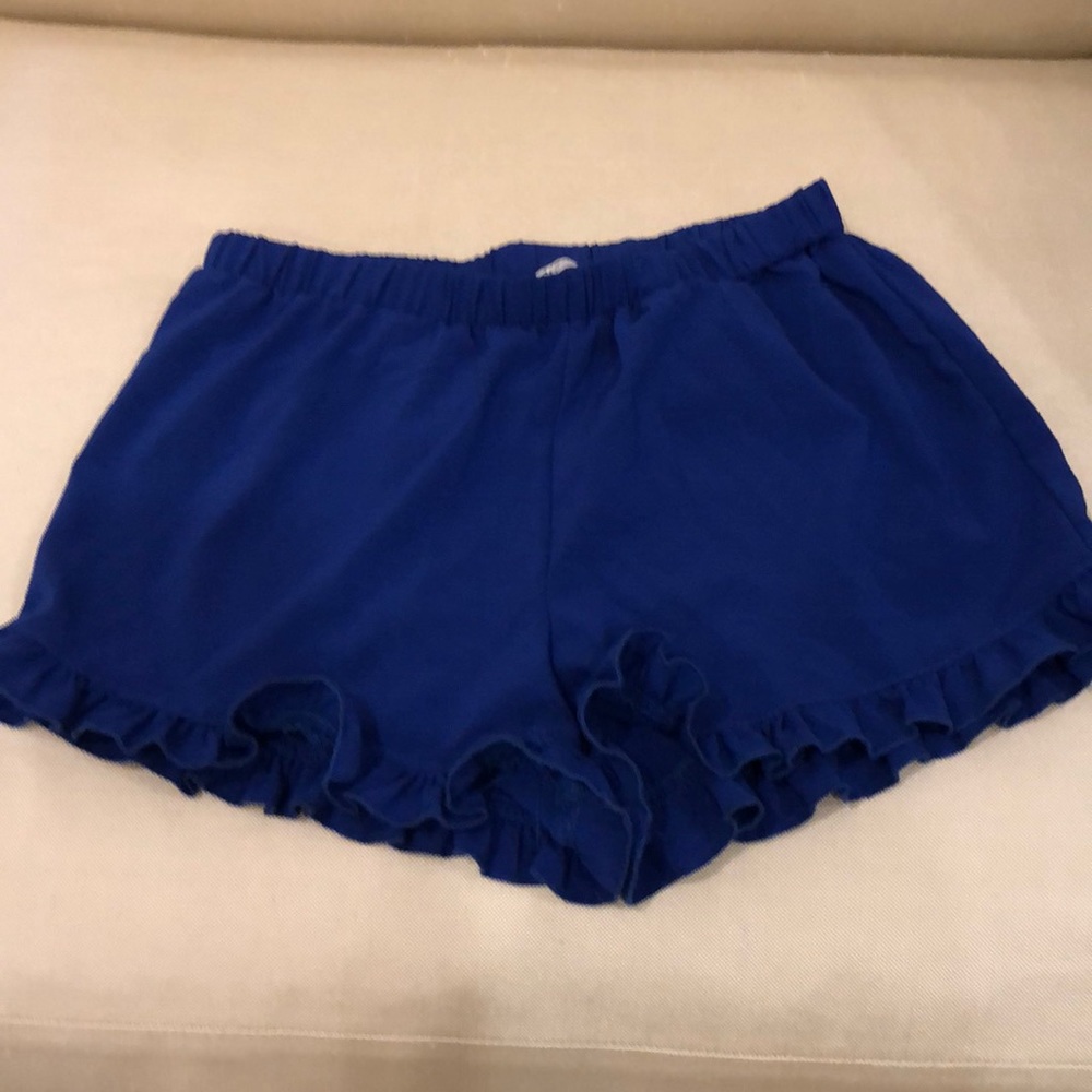 Pinc Royal blue shorts. Size large